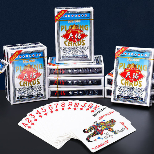 Poker Card Casual Entertainment Game Card Poker Factory Autumn Peony Poker Card Street Source Wholesale 