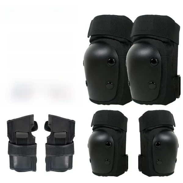 Outdoor Women's Skateboard Protective Gear Helmet Set Professional Anti-Fall Knee Pads Full Set of Roller Skating Equipment Children's Balance Car