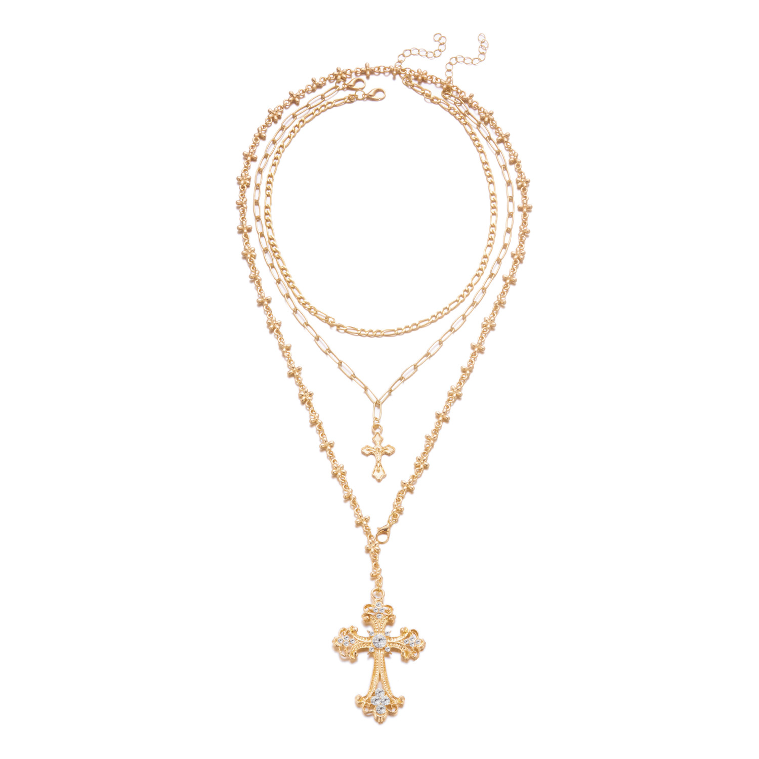 Minimalist Layered Necklace In Gold Delicate Chain Quiet Luxury_voghion.com