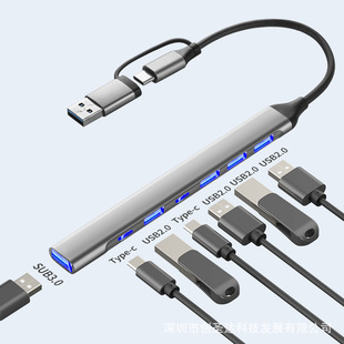 Type-C�DHDMI USB�Uչ�] ��ڷ־��� һ���� USB3.0 �羳���N