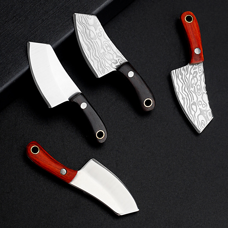 不锈钢迷你掌上小刀户外便携随身开箱刀创意快递刀网红袖珍小菜刀