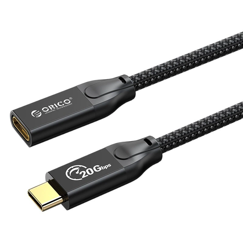 Удлинитель Orico Type-C USB3.2 Gen2x2 (штекер-гнездо), кабель для передачи данных, быстрая зарядка 20 Гбит/с