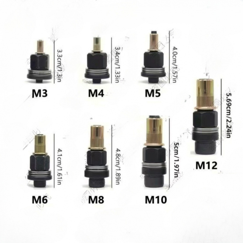 拉铆螺母简易工具手动拉母头牌照螺母简易电动拉铆枪用于薄铁皮