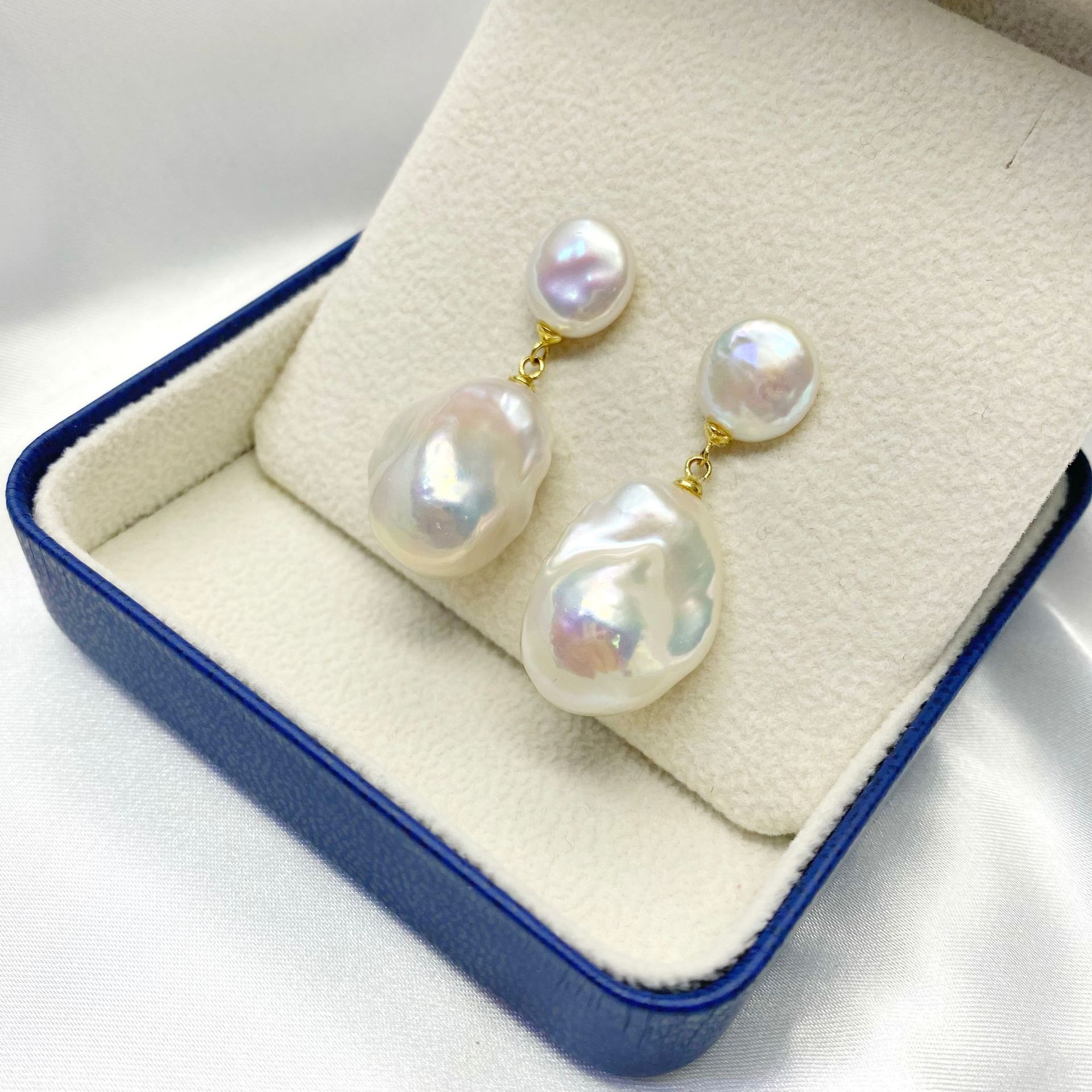 �ް���˲�Ů�� ��������Ƽ�s925��tianȻ��ˮ����˫�������׹