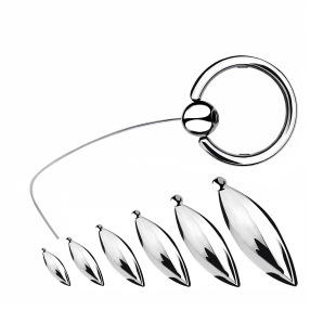 The Third Generation Prostate Capsule Massager Bullet Particle Beads with Hand Pull Ring