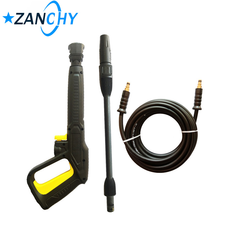 新款跨境爆款K系列高压水枪杆洗车枪把长枪泡沫枪壶清洗枪套装厂