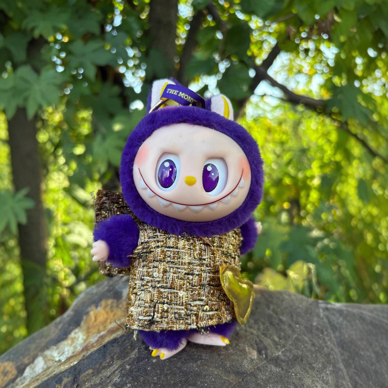 泡泡拉布布玛特labubu公仔甜心 皇后 猕猴桃 春天毛绒玩具心动盲|undefined