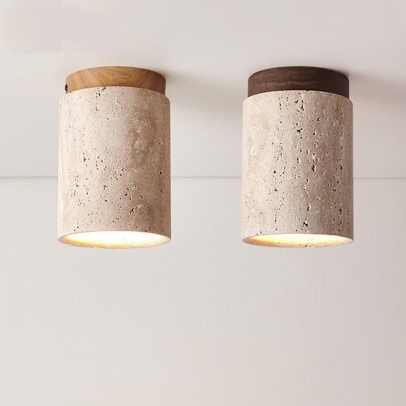 lámpara de techo diseñador de lámpara de techo iluminación de viento dormitorio decoración de viento sala de estar escalera pasillo diseño de crema personalidad marca silenciosa