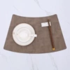 Fabric Scallop Khaki