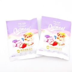 歐扎克水果堅果酸奶果粒麥片玫瑰草莓麥片休閒零食1件2袋一袋3斤