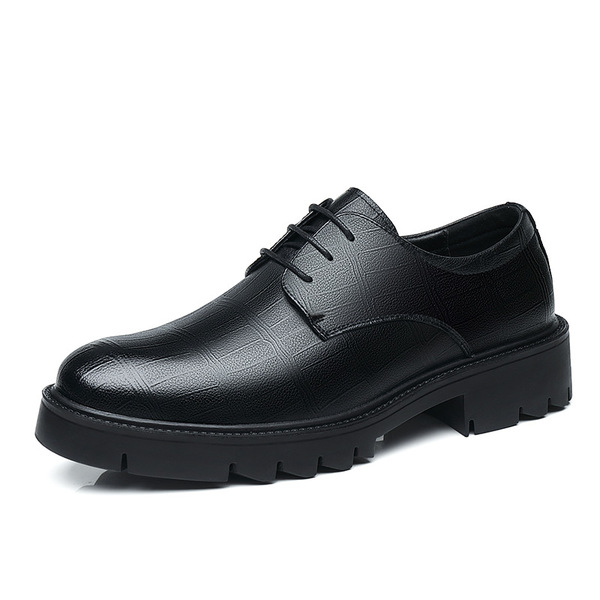 Men's shoes with hidden heel
