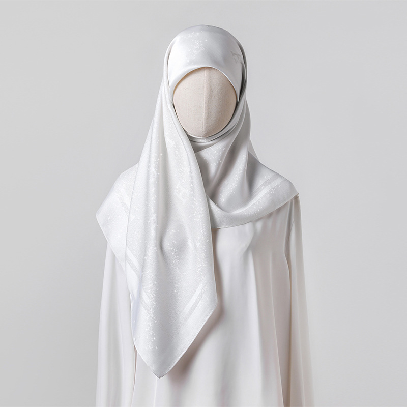 Turkish Women's Solid Colour Hijab Exquisite Multi-functional Shawl_voghion.com