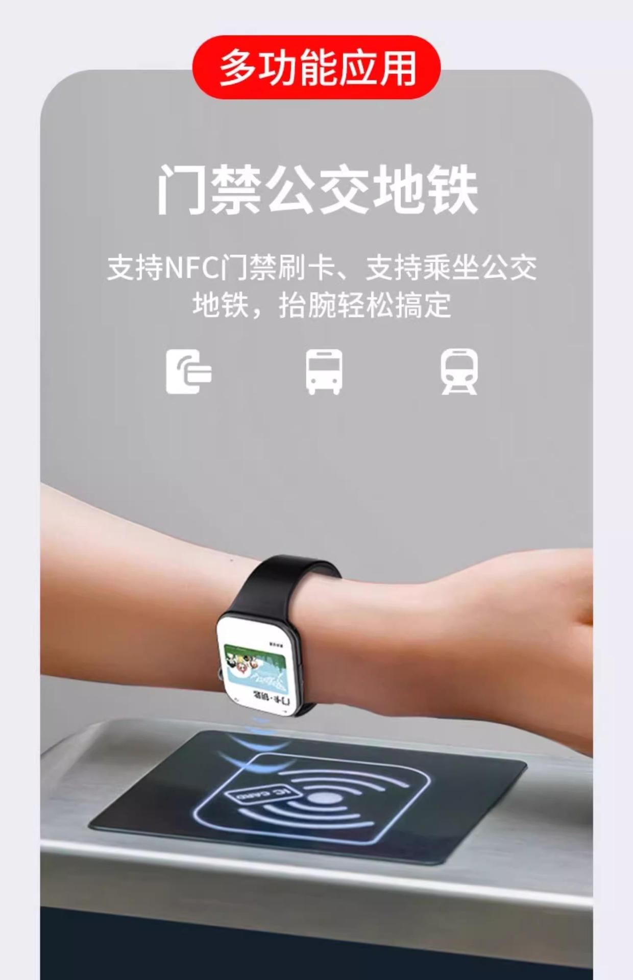 Large-screen 5G WiFi-enabled smart smartwatches for men and women, adult NFC with SIM card insertion undefined