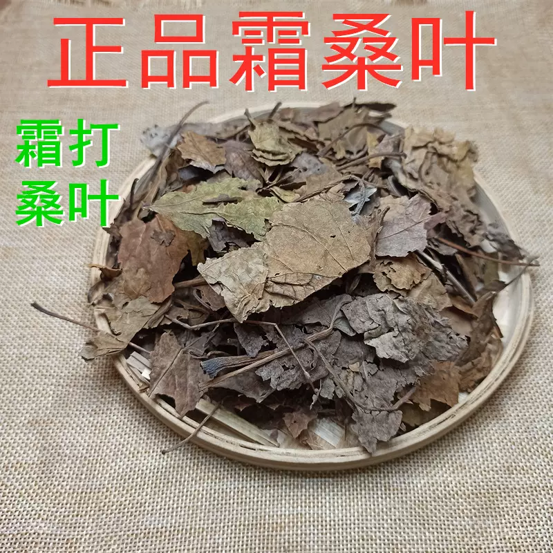 霜桑叶 霜打桑叶500克 桑叶茶霜后干冬桑叶代磨桑叶粉中药材批发