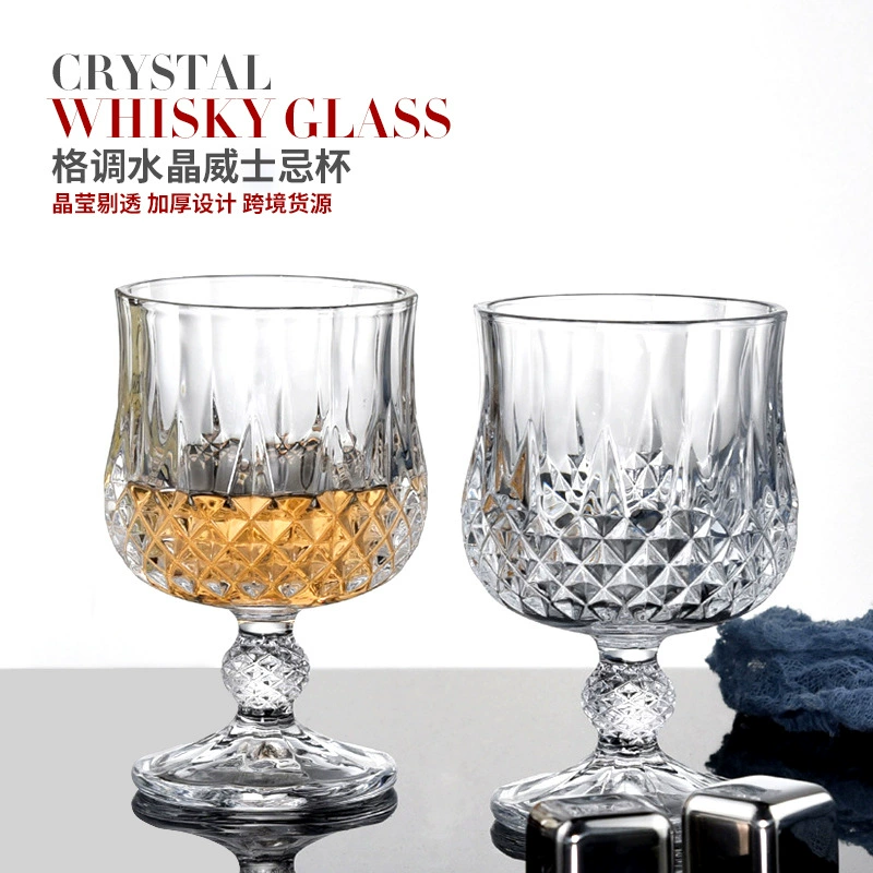 Glass wineglass for whiskey, increased thickness