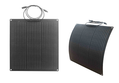 Panel solar de silicio monocristalino flexible 120W 200W panel de celda monocristalino panel generador de energía para sistema de suministro de energía de módulo fotovoltaico