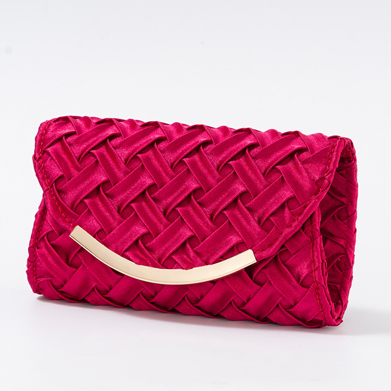 2023 bolso de banquete popular transfronterizo bolso de Noche del vestido del todo fósforo exquisito bolso de noche tejido bolso crossbody de mano para las mujeres