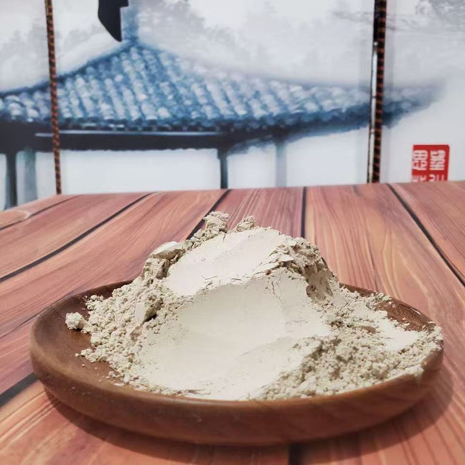 Bai Lian Powder 白蔹粉 Ultra-Fine Ground Ampelopsis Root Powder for Traditional Skincare Masks in use