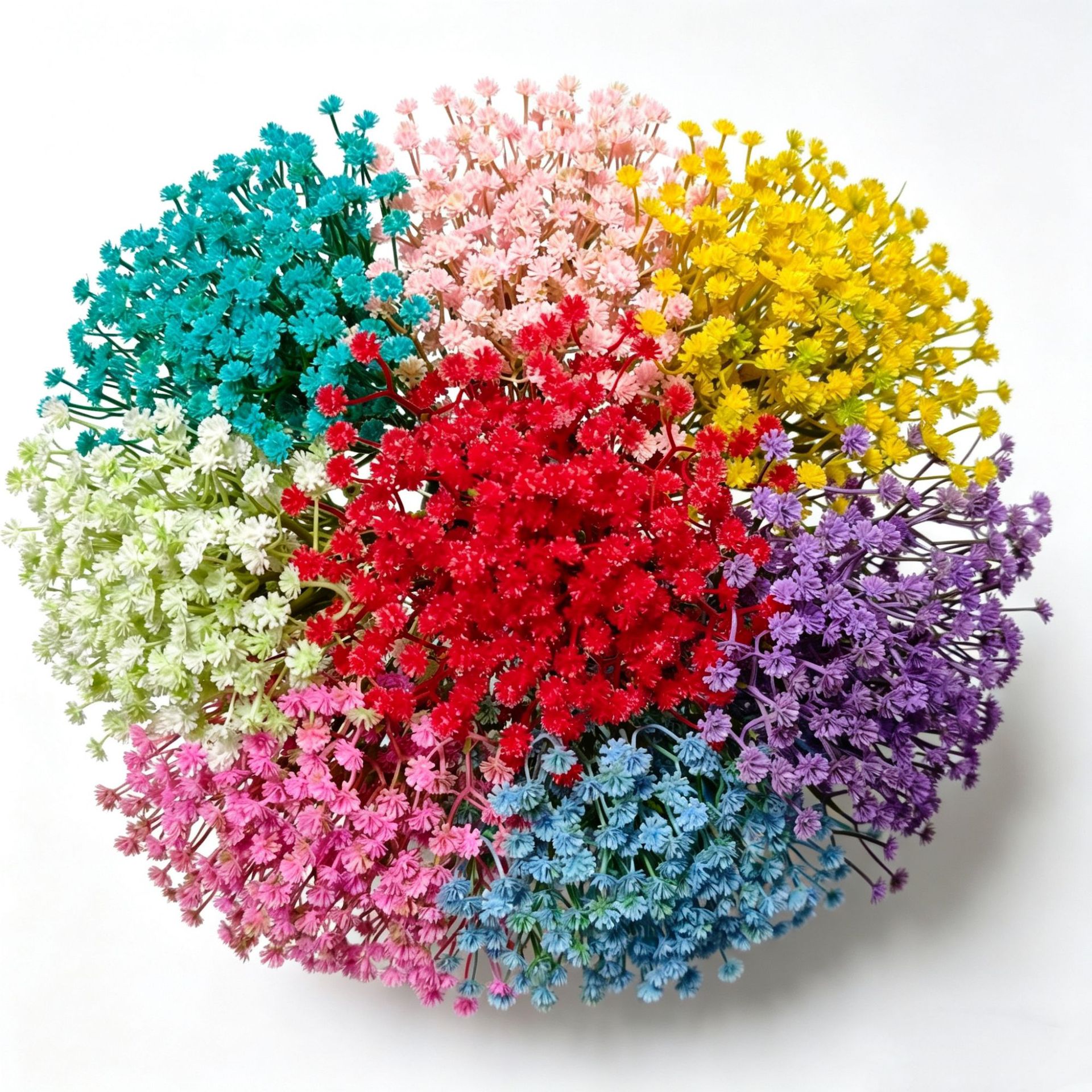 Cross-Border Popular Artificial Flower Single Stem Baby's Breath Wedding Decoration Bouquet Plastic Flower Fake Flower Ornament Photo Prop