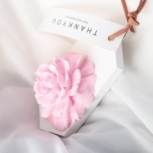 Mother's Day Fashion Creative Gift Carnation Diffuser Stone Perfume Diffuser Car Pendant 