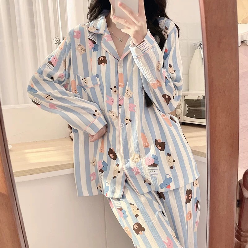 C-클라우드 코튼 스트라이프 베어