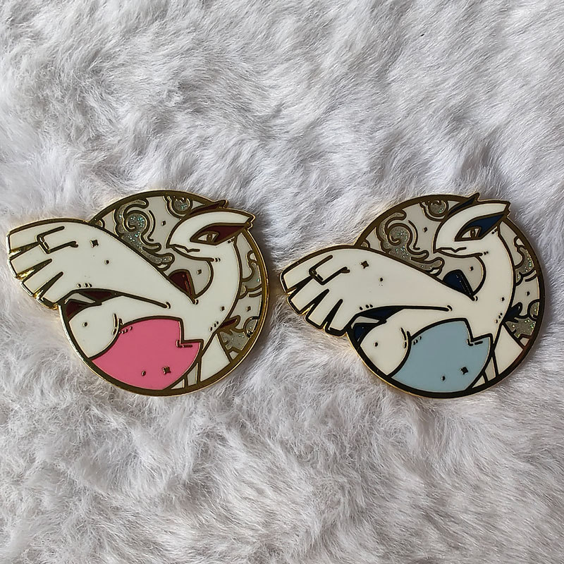 Pokémon Brooch, Pet Elf, Alien World Monster Elf, Metal Backpack Enamel Pin Decorative Badge