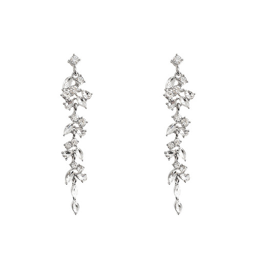 Set of 4 S925 Silver Needles Long Tassel Butterfly Knot Earrings for Women, Lightweight and Unique Design, High-End Pearl Earrings