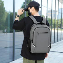 双肩包男跨境新款旅行时尚高中大学生书包简约通勤多功能电脑背包