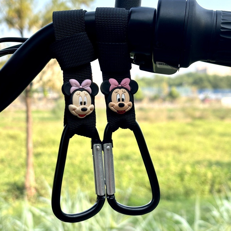 Gancho para coche eléctrico delantero universal sin perforaciones, almacenamiento multifuncional, batería, casco de bicicleta, bloqueo, dibujos animados lindos