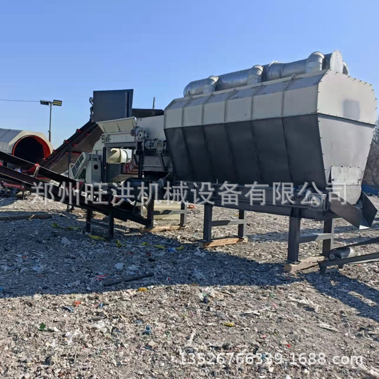 北京装修垃圾处理站丰台废弃填埋垃圾分拣设备跳汰风选筛 弹跳筛