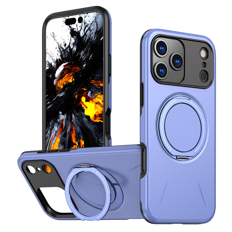 适用iPhone17Promax手机壳旋转阻尼磁吸支架苹果16Pro壳派保护套|undefined