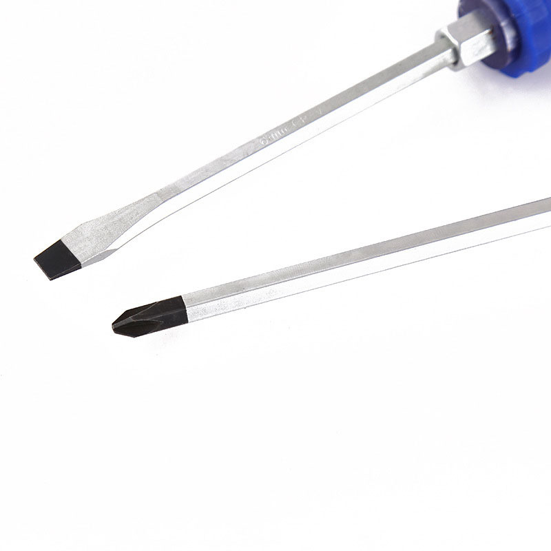 Destornillador de agujero cruzado de acero al cromo vanadio al por mayor destornillador único destornillador cruzado