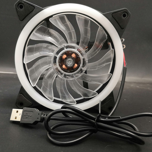Chassis fan 5V cooling fan USB interface 12CM silent desktop computer chassis fan