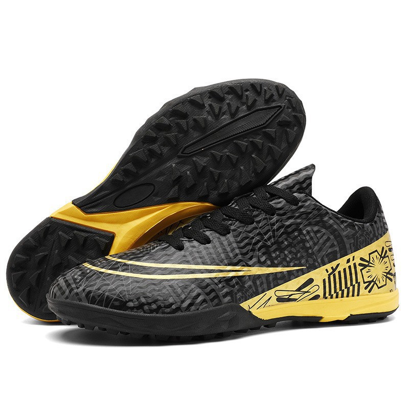 Tenis de Fútbol de Caña Baja de Gamuza y TPR Ligeros y Flexibles para Césped Artificial image 1