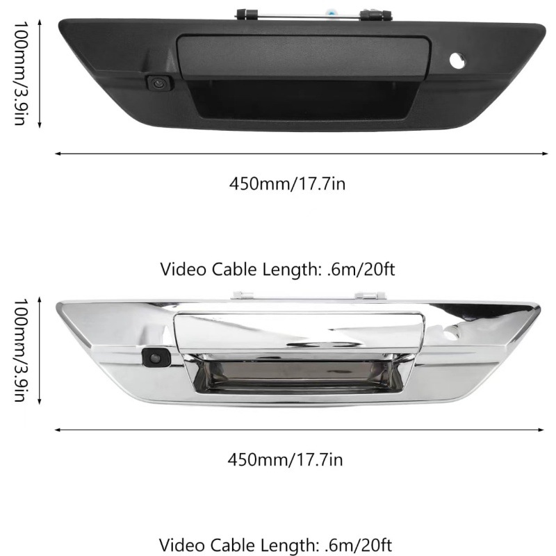 Suitable for Hilux Revo Toyota Hailux pickup truck rear handle car reversing image camera rear view