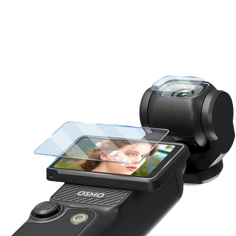 Aplicable a la película de pantalla de cámara DJI Pocket4 AR, protector de vidrio resistente a arañazos, película templada Pocket3