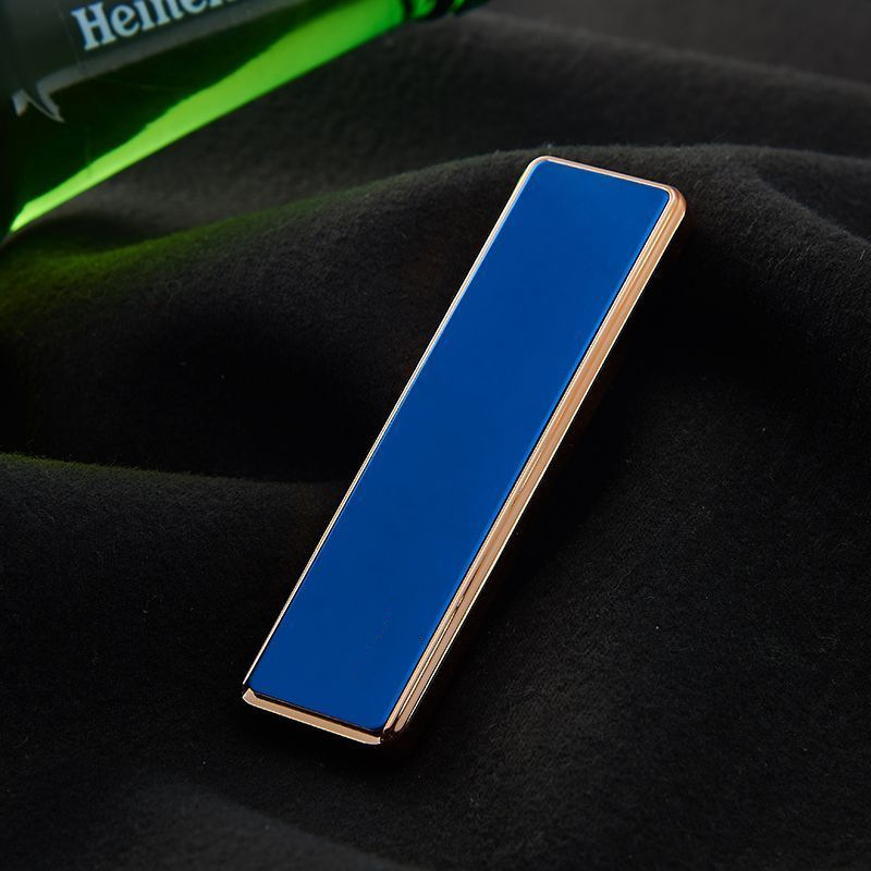 usb充电打火机创意迷你个性防风ins点烟器超薄便携金属电子点烟器|undefined