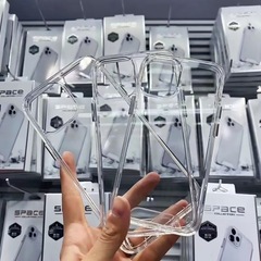 亚克力太空壳苹果16promax手机保护套适用iPhone15pro全包17air