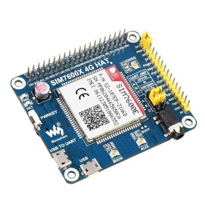Малиновый пирог LTE Cat-1 плата расширения SIM7600E модуль совместим с 3G/2G с GNSS позиционирование