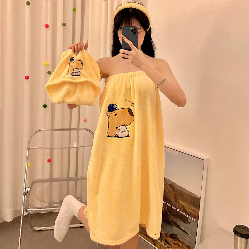 Сливаемый халат банные полотенца женщина может носить завернутые юбки для ванной пижамы впитывают воду быстро сушат большие полотенца для домашней одежды через границу Амазонка
