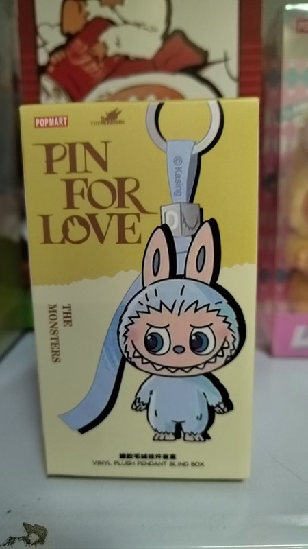 跨境批发LA布布心底密码4代搪胶挂盲盒4.0迷你MINI10cm毛绒玩具公|undefined