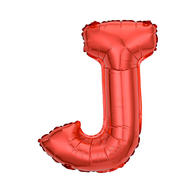 16 pulgadas letras inglesas globo rosa oro oro plata película de aluminio fiesta de cumpleaños fábrica al por mayor letra fiesta