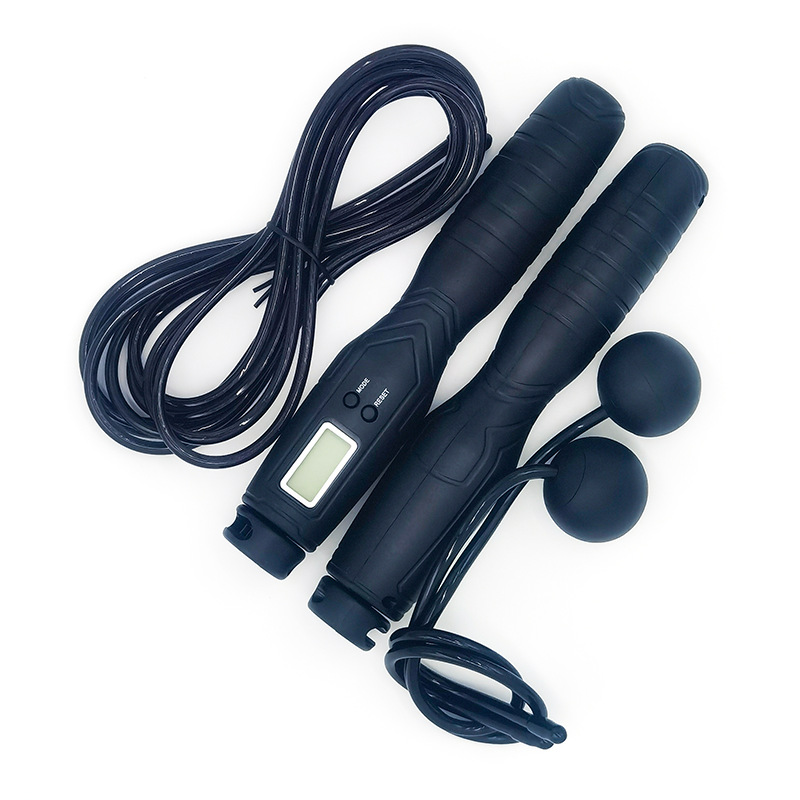 녹색과 검정색 2색 로프 + 작은 공 + 손잡이