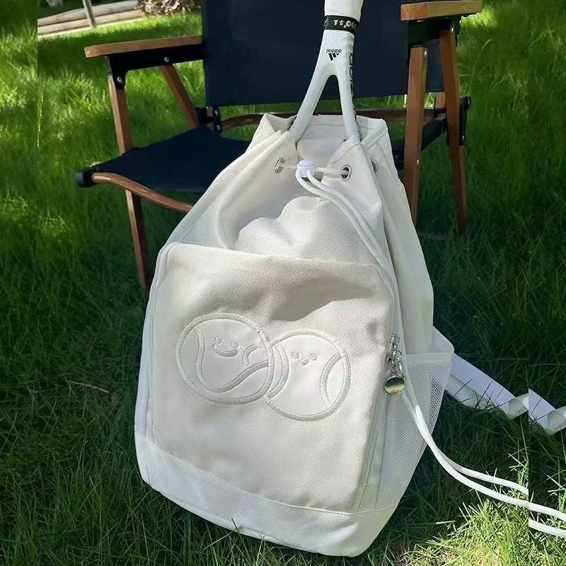 高品質テニスバッグバックパックナイロン新しいポータブル大容量テニスラケットバッグスポーツバドミントンバッグ|undefined