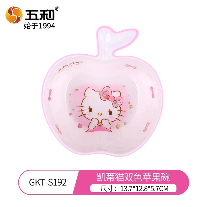 Детская мультяшная миска, ёмкость 400 мл, детские рисунки (Hello Kitty, B.Duck, Unicorn)