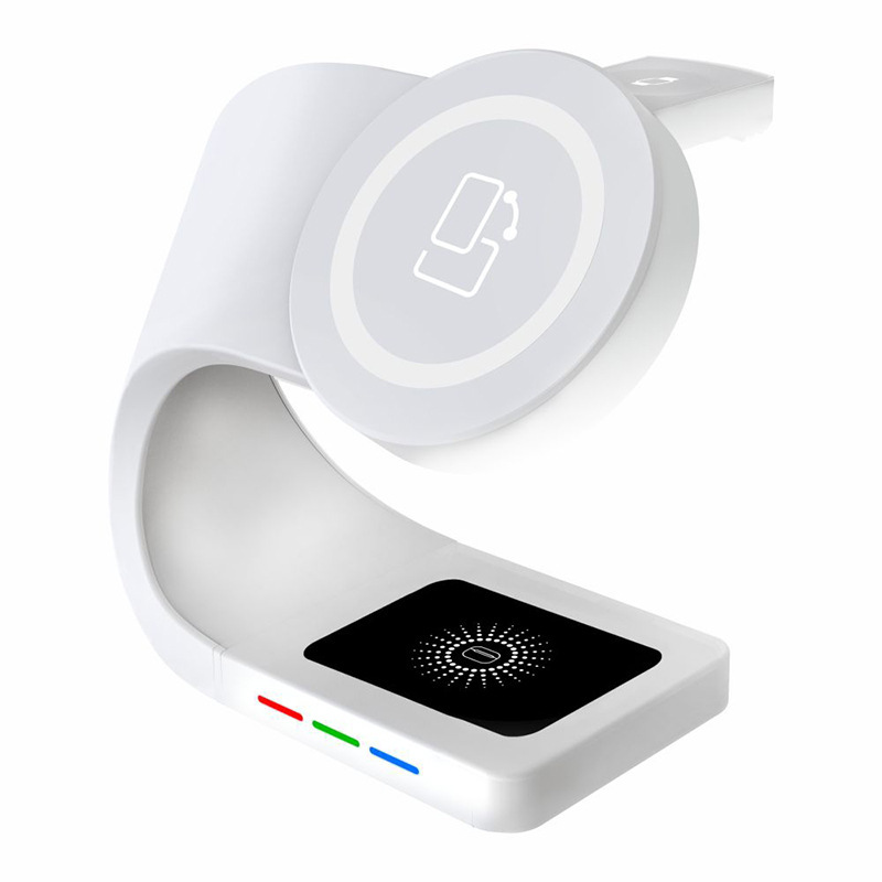 magsafe 磁気ワイヤレス充電器スリーインワンスタンド Apple 12/13 携帯電話ヘッドフォン時計充電に適しています|undefined