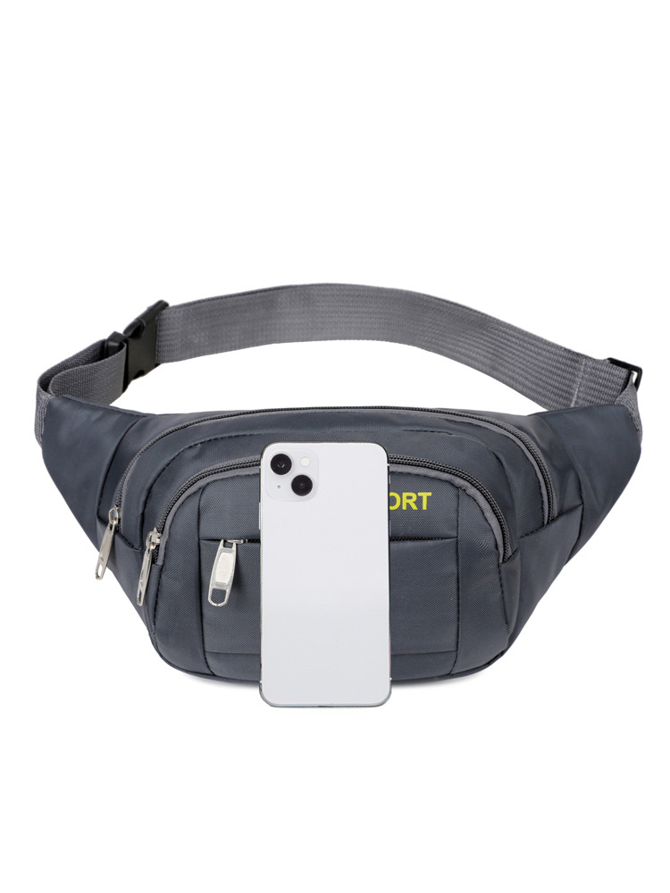 Bolso de pecho multifuncional, mochila, bolso de doble propósito, mochila cruzada, para viajes, compras, correr, teléfono móvil, riñonera deportiva para ocio al aire libre