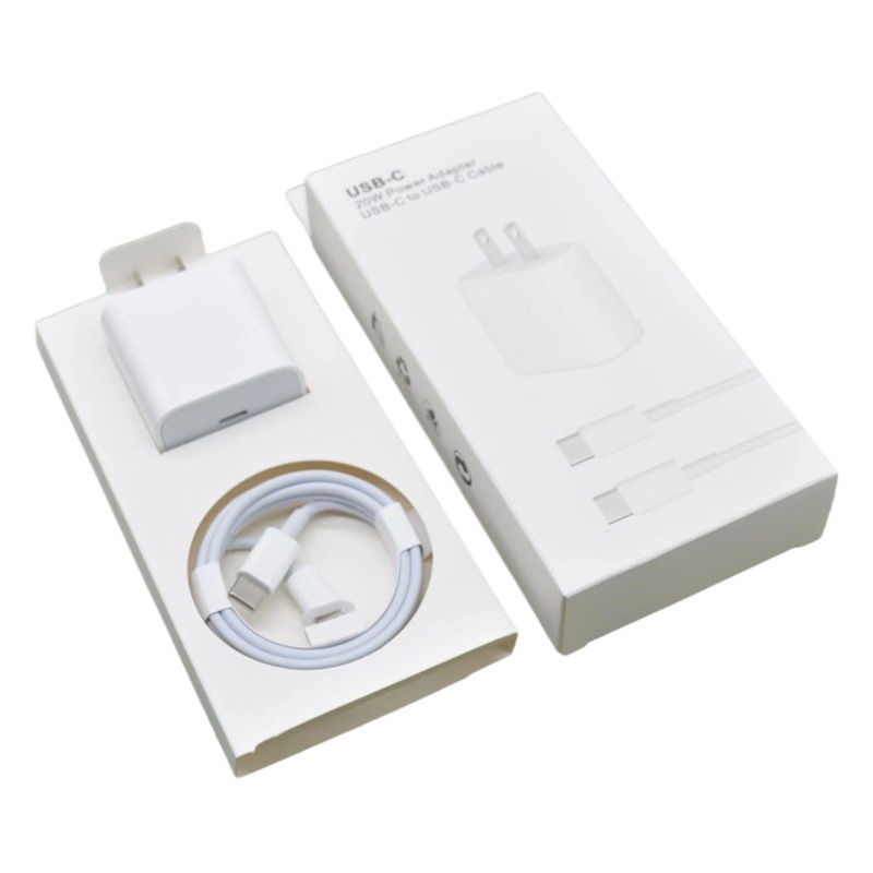 Adecuado para el cabezal de carga de Apple, cabezal de carga rápida para teléfono móvil original con certificación 3C, cargador de Apple PD20W, juego de carga rápida de 30W