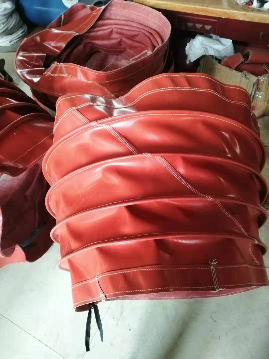 硅胶布阻燃通风软连接13483839157