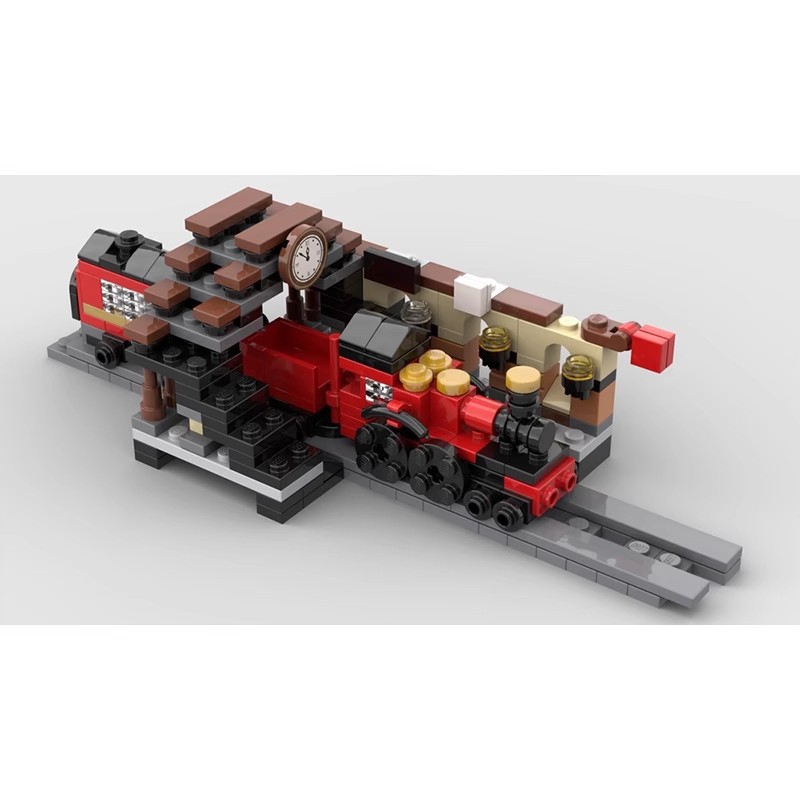 Small building blocks MOC-115527 Hogwarts Express - a popular cross-border e-commerce educational assembly model gift.